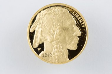 Buffalo Gold proof coin $50 clipart