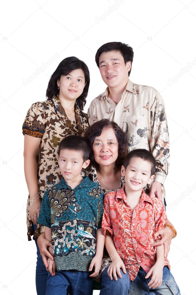 Loving Indonesian Family