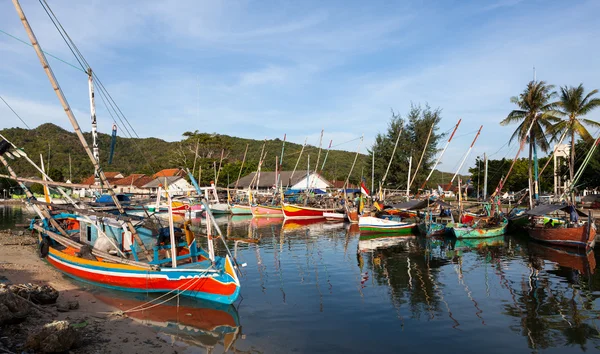 Karimunjawa vissersdorp — Stockfoto
