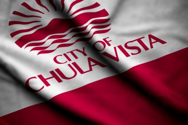 Flag of Chula Vista clipart