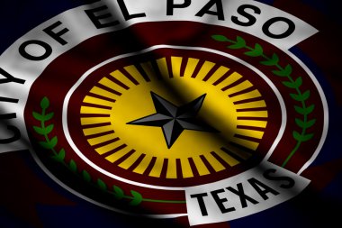 Flag of El Paso clipart