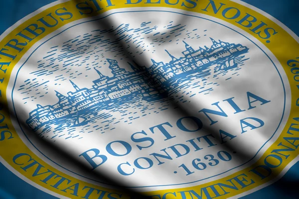 Vlajka boston — Stock fotografie