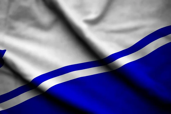 Флаг Драпо-дю-Лак-Сен-Жан — стоковое фото