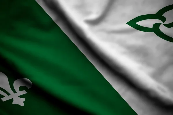 Flag of Franco-Ontarian — Stock Photo, Image