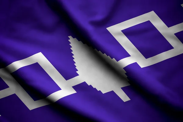 Flaga Konfederacji Irokezów — Zdjęcie stockowe
