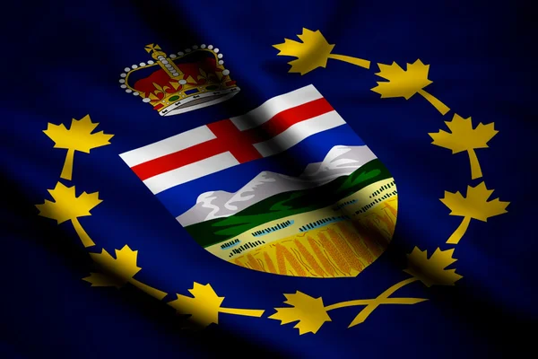Flagge des Statthalters von Alberta — Stockfoto