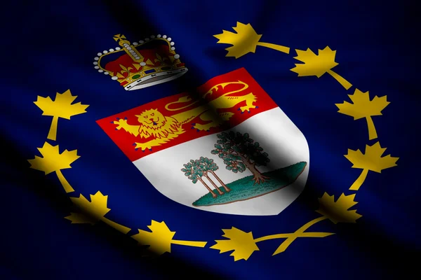 Bandeira do Tenente-Governador da Ilha do Príncipe Eduardo — Fotografia de Stock
