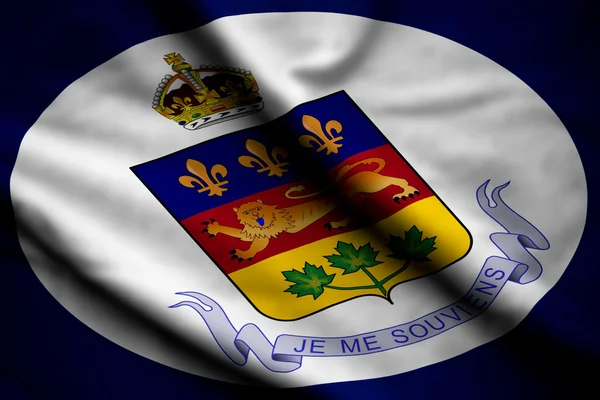 Flaga gubernatora porucznika prowincji quebec — Zdjęcie stockowe