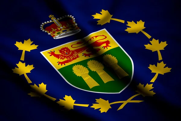 Bendera Letnan-Gubernur Saskatchewan — Stok Foto