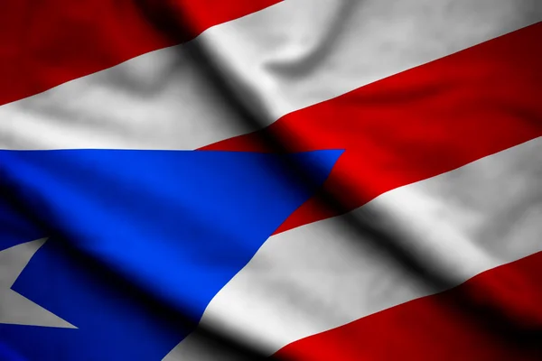 Bandiera di Puerto Rico — Foto Stock