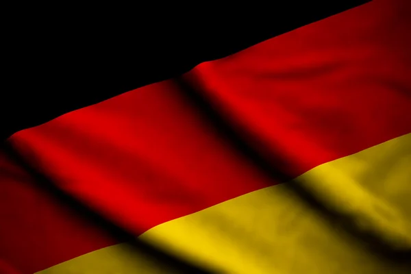Flagga i Rheinland-Pfalz — Stockfoto
