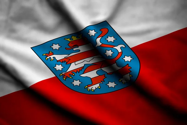 Flagge von Thüringen — Stockfoto
