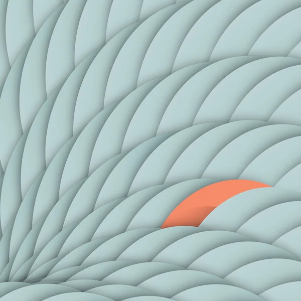 Fond géométrique abstrait avec accent de couleur — Image vectorielle