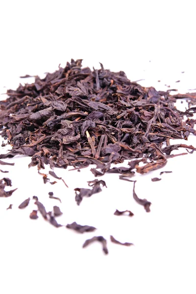 Suchej czarnej herbaty — Zdjęcie stockowe