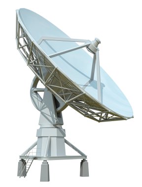 Radar on a white background clipart