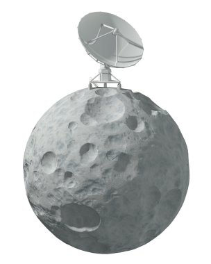 Radar on the meteorite clipart
