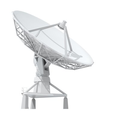 Radar on a white background clipart