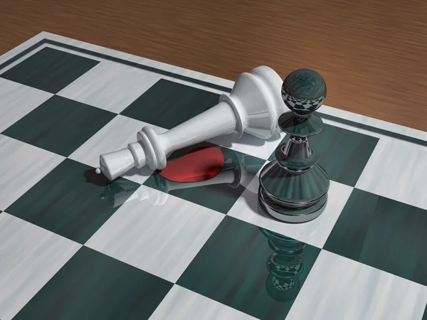 Σκάκι μαυροπίνακα — Φωτογραφία Αρχείου
