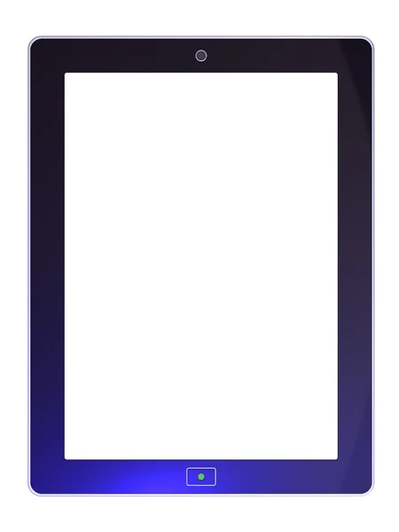 Tablet computer su sfondo bianco — Foto Stock