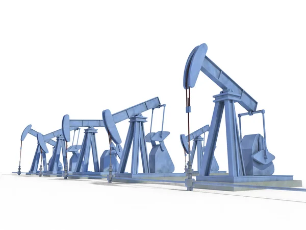 Нефтяной Деррик — стоковое фото