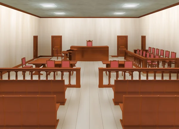 Sali sądowej — Zdjęcie stockowe