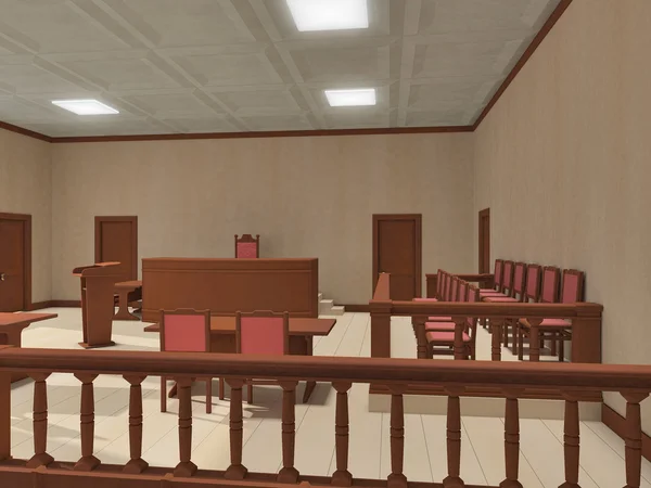 Courtroom — Stock fotografie