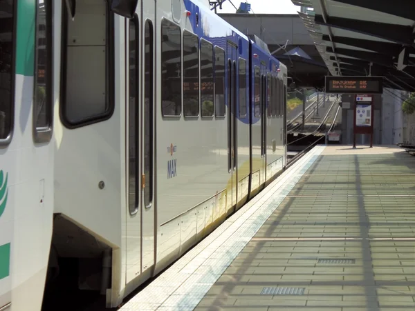 stock image Light Rail Train Up Close