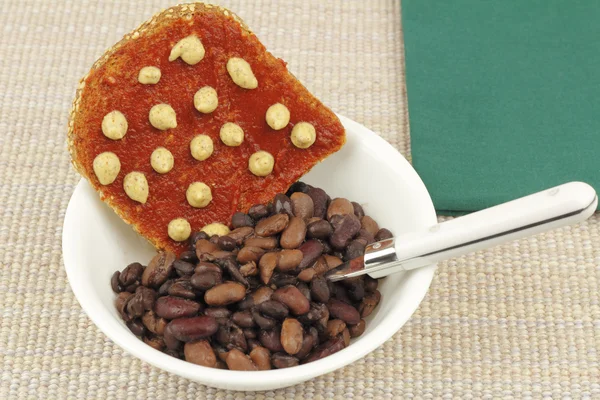 豆とトースト — ストック写真