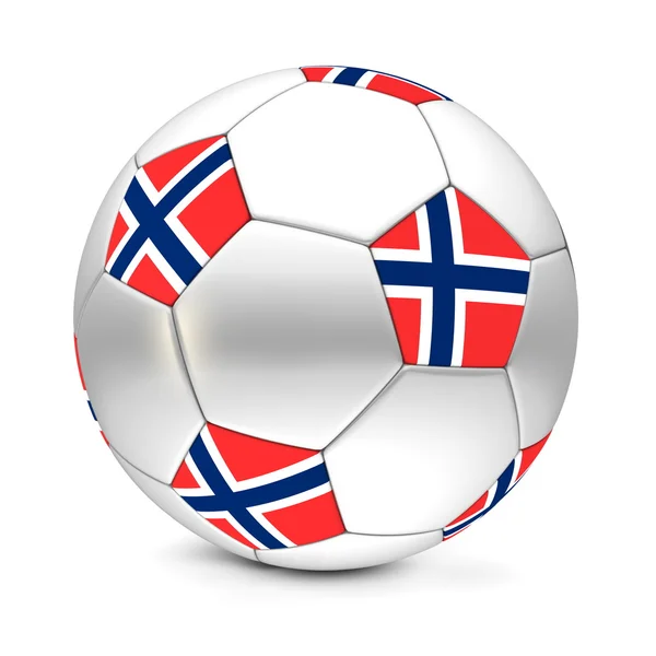 Bola de futebol / Futebol Noruega — Fotografia de Stock