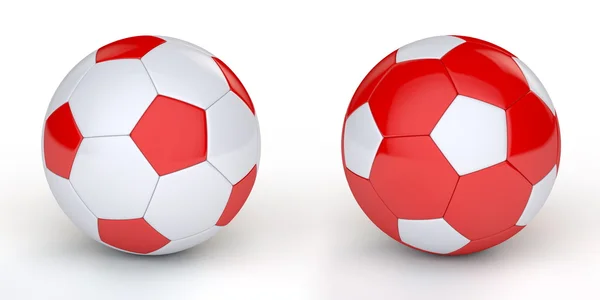 Fotbalové míče/fotbalové Polsko — Stock fotografie