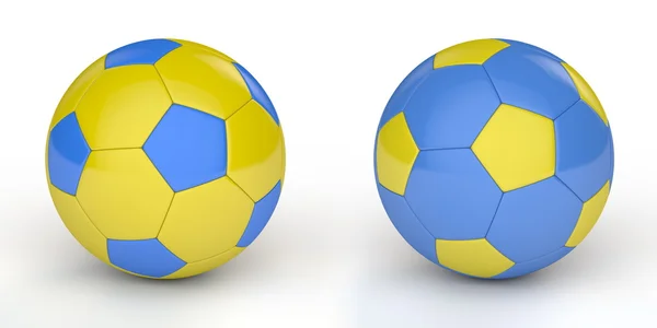 Ποδόσφαιρο μπάλα/ποδοσφαίρου Ουκρανίας — Φωτογραφία Αρχείου