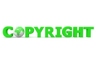 Copyright World Green clipart