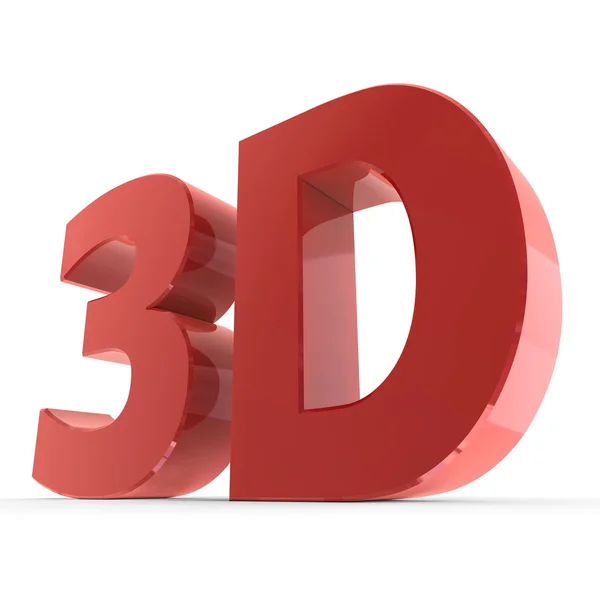 stock image Shiny Word 3D - Glossy Red