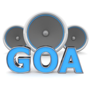 Speakers GOA – Blue clipart