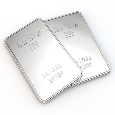 2 Mini Silver Bars - 1 ounce