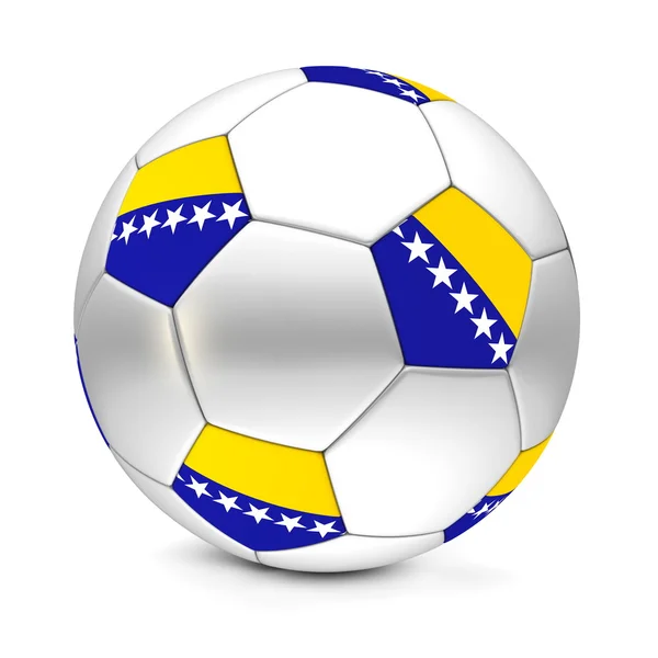 Футбол м'яч/футбольний Боснії і Герцеговини — стокове фото