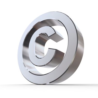 Shiny Copyright Symbol clipart