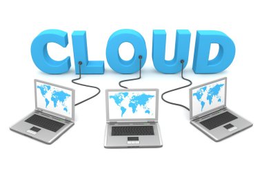 Multiple Wired to the Cloud clipart