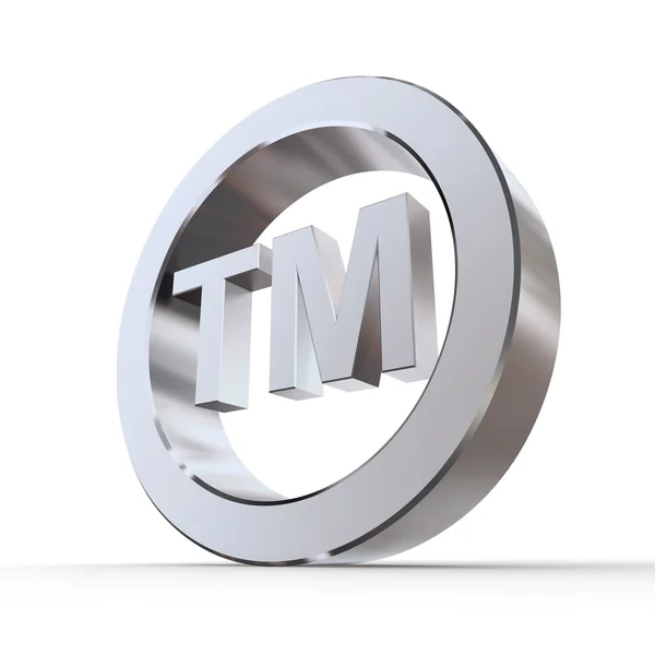 Shiny Trademark Symbol — Stock Photo, Image