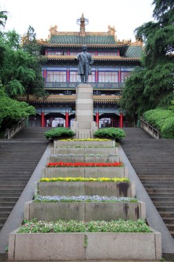 Sun Yatsen memorial hall in Nanjing clipart