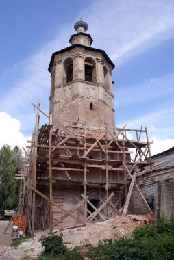 Tower in monastery clipart