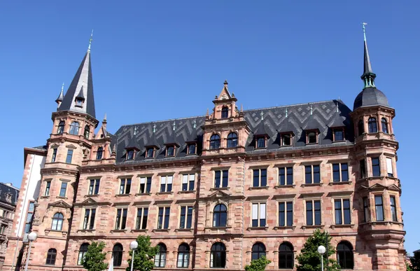 stock image Rathaus in Wiesbaden