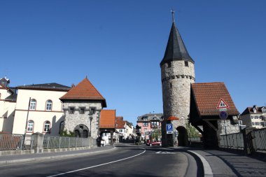 The old bridge in Bad Homburg clipart