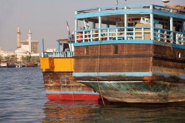 Dhow kıç soyut