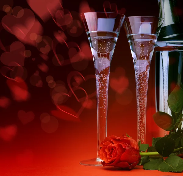 Kunst seksuele Valentijnsdag wenskaart happy valentine — Stockfoto