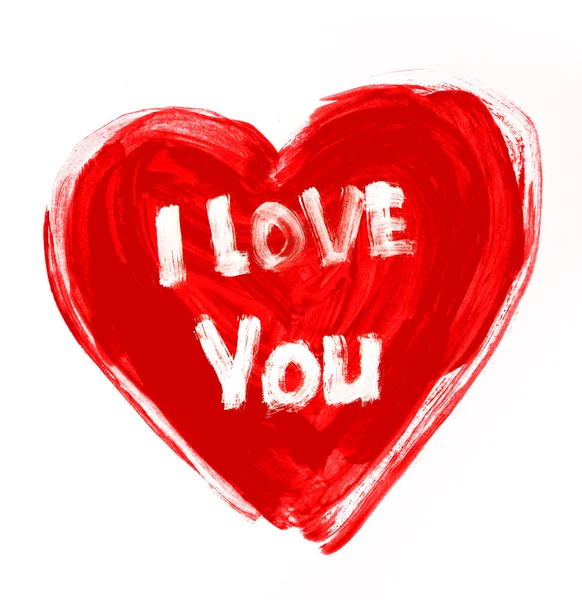 Kunst grunge verklaring van de liefde, dag van de Valentijnskaart — Stockfoto