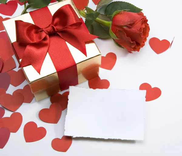 Tarjeta de felicitación de San Valentín — Foto de Stock