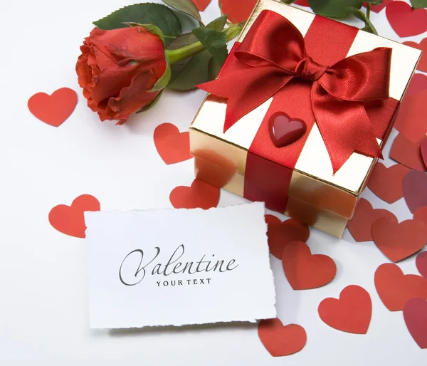 Biglietto di auguri San Valentino — Foto Stock