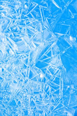 Abstract blue winter background, the frozen ice texture clipart