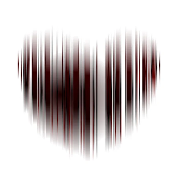 Herz dekorativ — Stockvektor